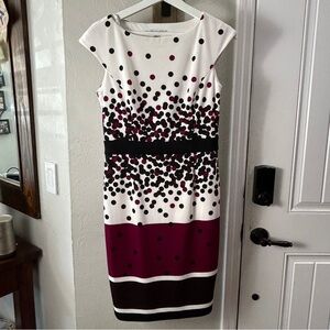 MAGGY LONDON Women’s Size 6 Polka Dot Dress